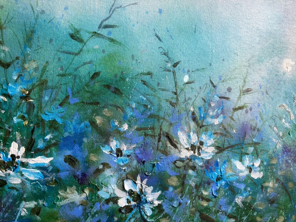 Framed Painting - Moon Serenity