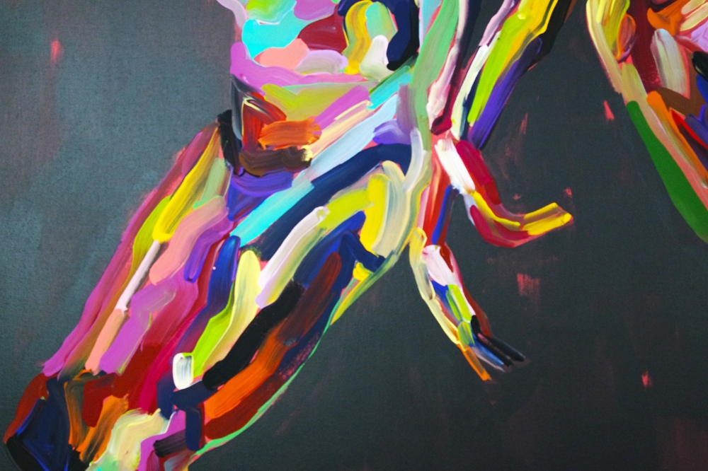 XL Yummy Colourful Men Dancing 5278