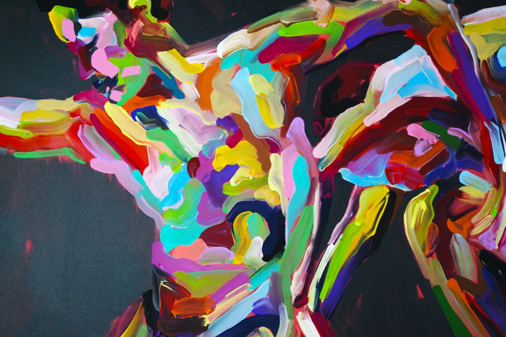 XL Yummy Colourful Men Dancing 5278