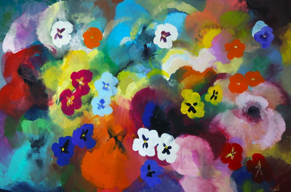 XL Yummy Colourful Pansy Wildflowers 5256
