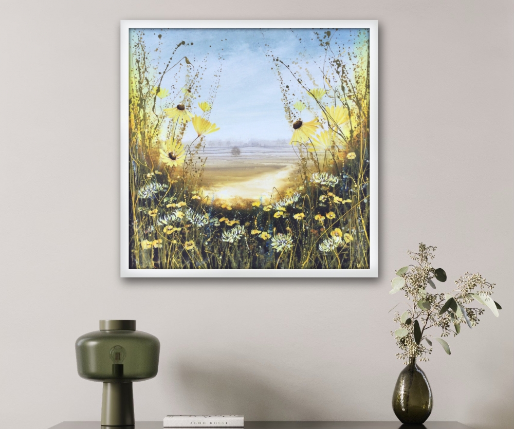 Yellow Daisies Path of Flowers