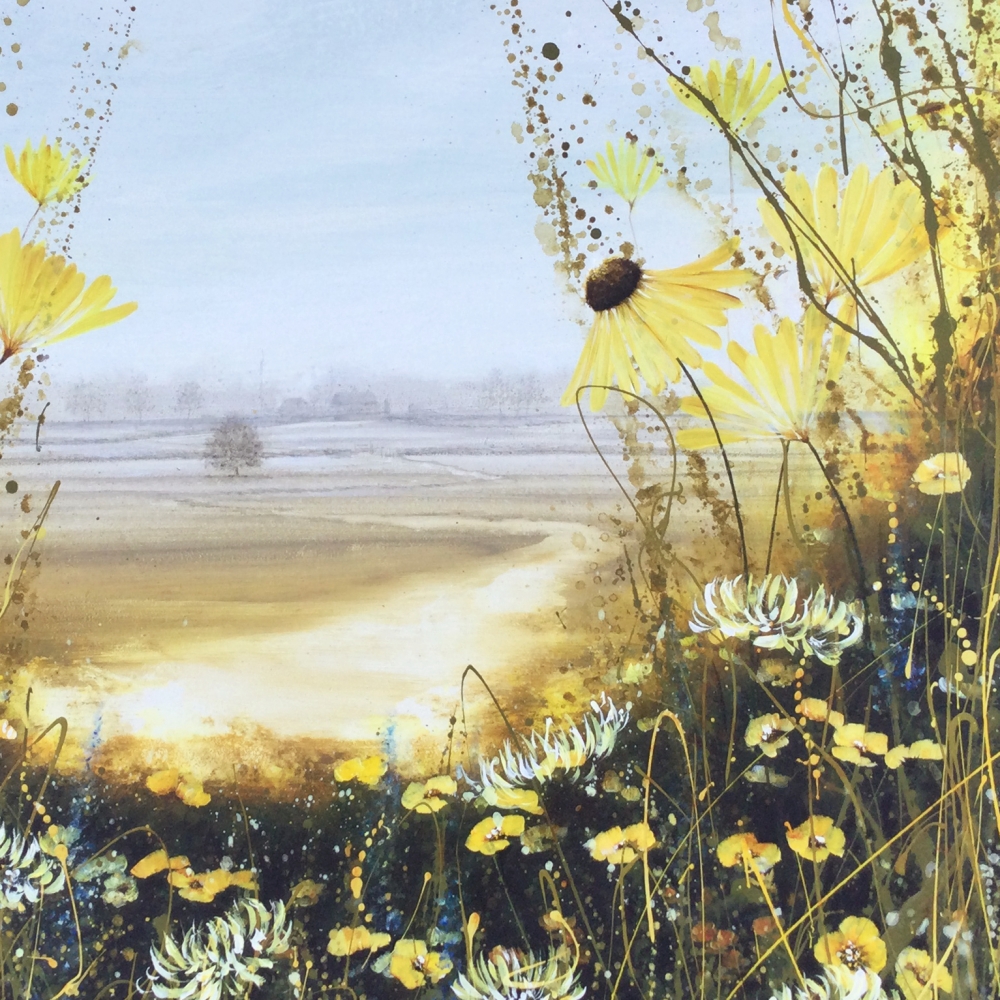 Yellow Daisies Path of Flowers