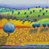 The world of blue trees