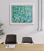 \"Reflections in Bloom\" – Monet-Inspired Original Oil Painting 