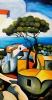 Abstract sea view