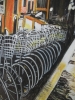 Bicycles in the rain