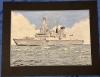 D33 Hms Dauntlessat sea 