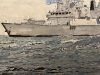 D33 Hms Dauntlessat sea 