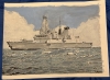 D33 Hms Dauntlessat sea 