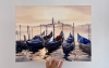 Sun-Kissed Boats of Venice