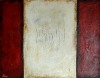\"Runes\". Encaustic.