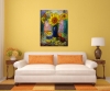 Sunflowers and fruit