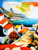 Abstract sea view