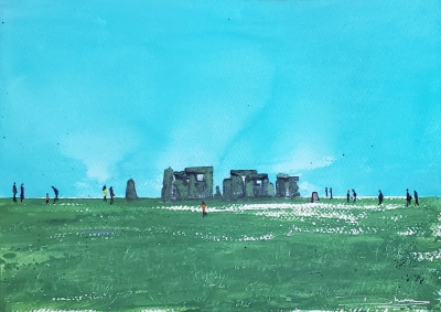 Little Eyes on Stonehenge