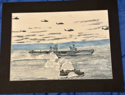 HMS Princess Royal on a NATO exercise 