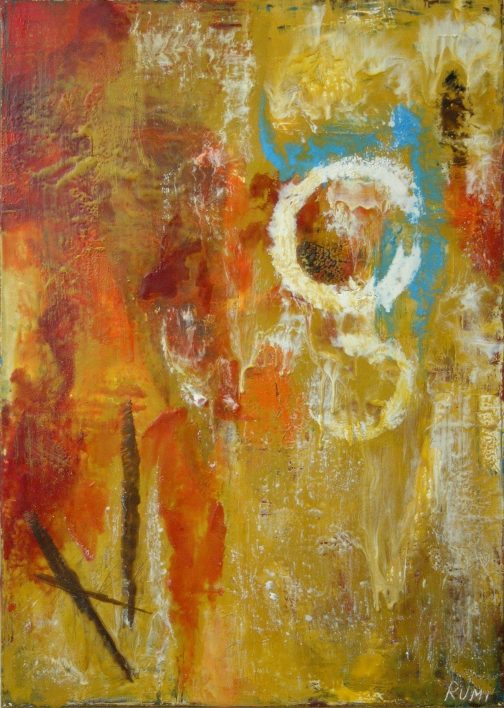 \"Bright Days\". Encaustic