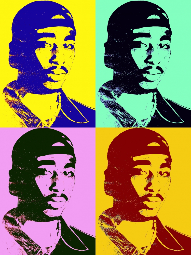Tupac body maybe fadding but he's a legend in the pop art world