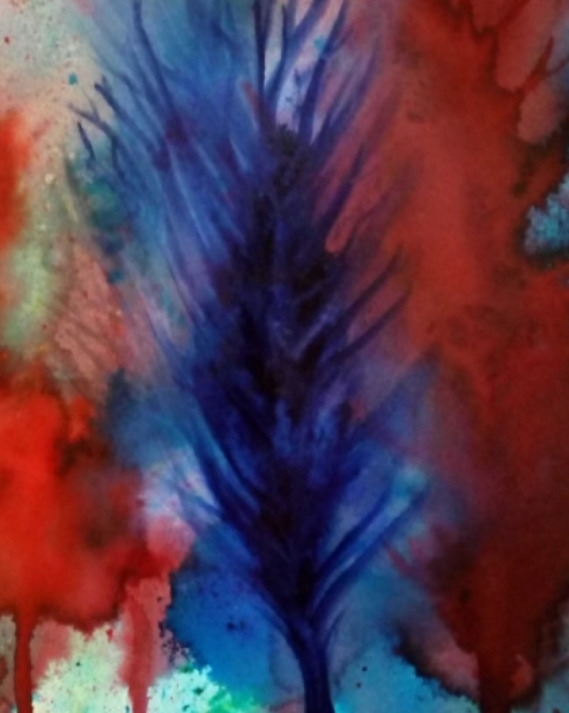 Red and Blue Trees 