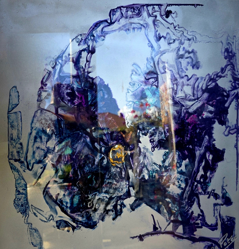 Golden Eye (acrylic glass original)
