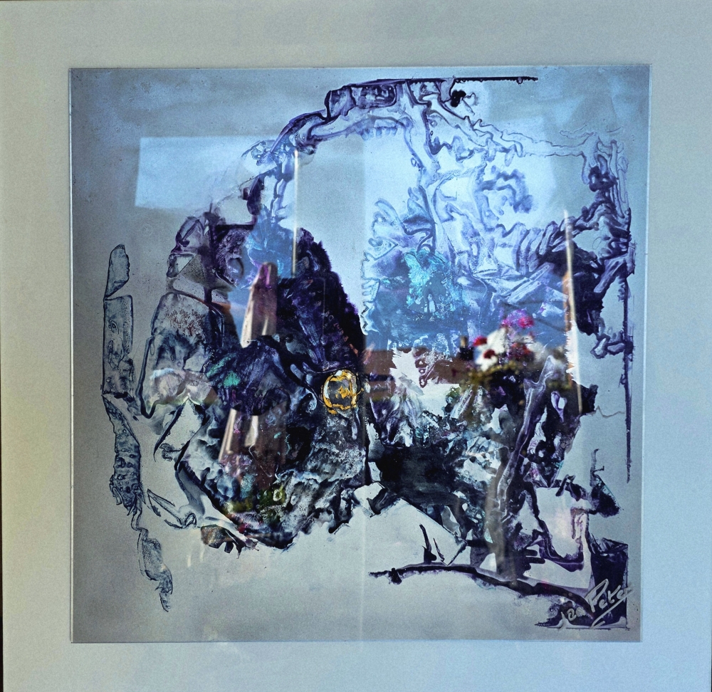 Golden Eye (acrylic glass original)