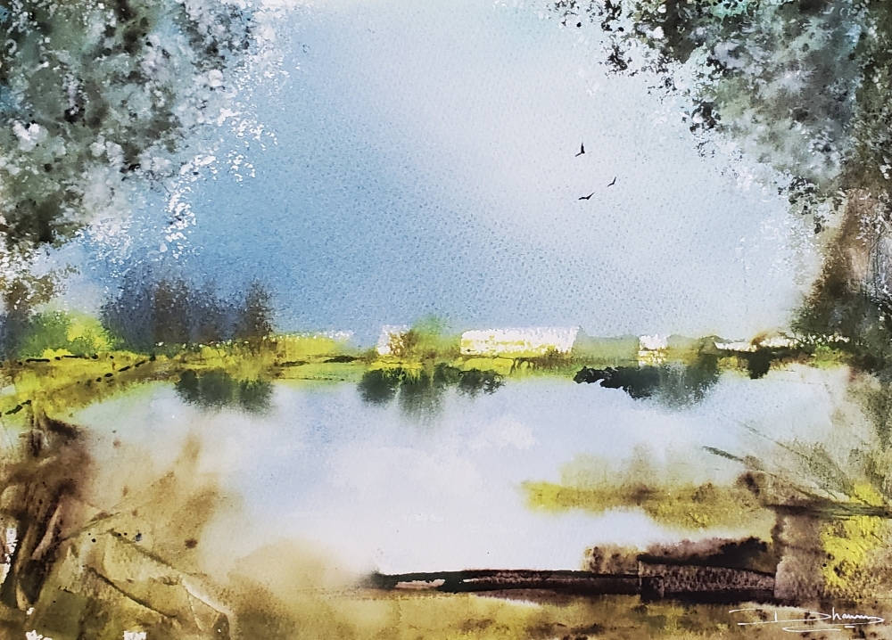Pond of perfect light