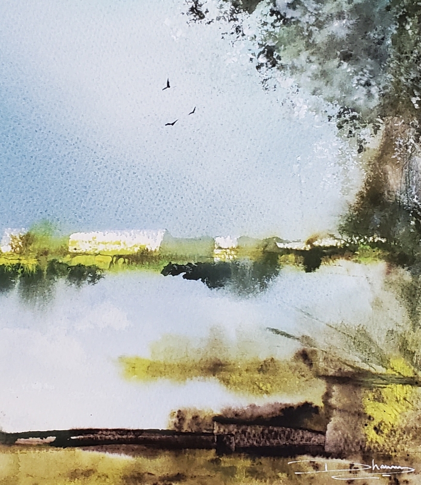 Pond of perfect light