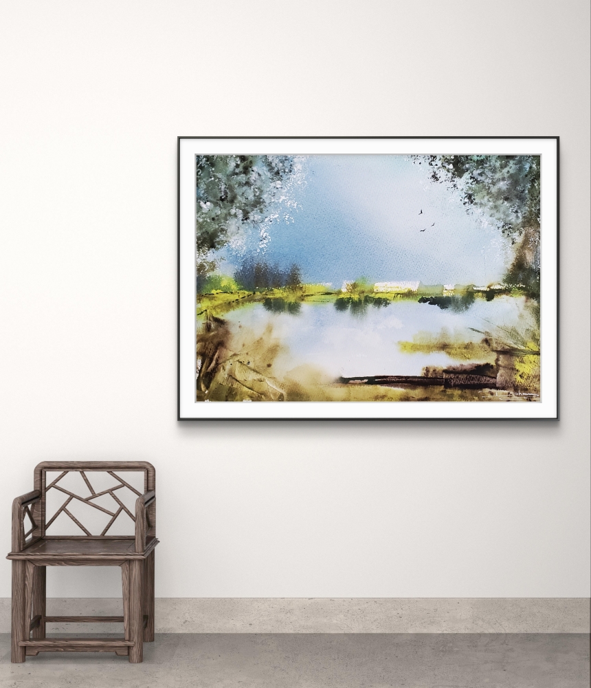 Pond of perfect light