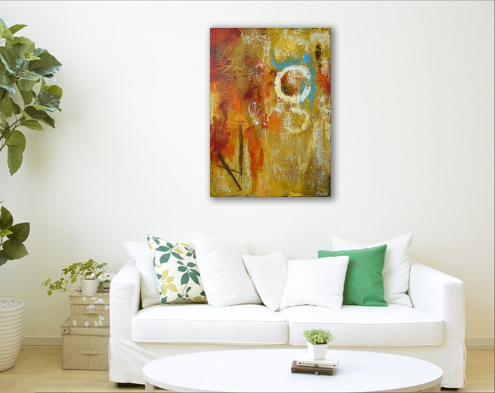 \"Bright Days\". Encaustic