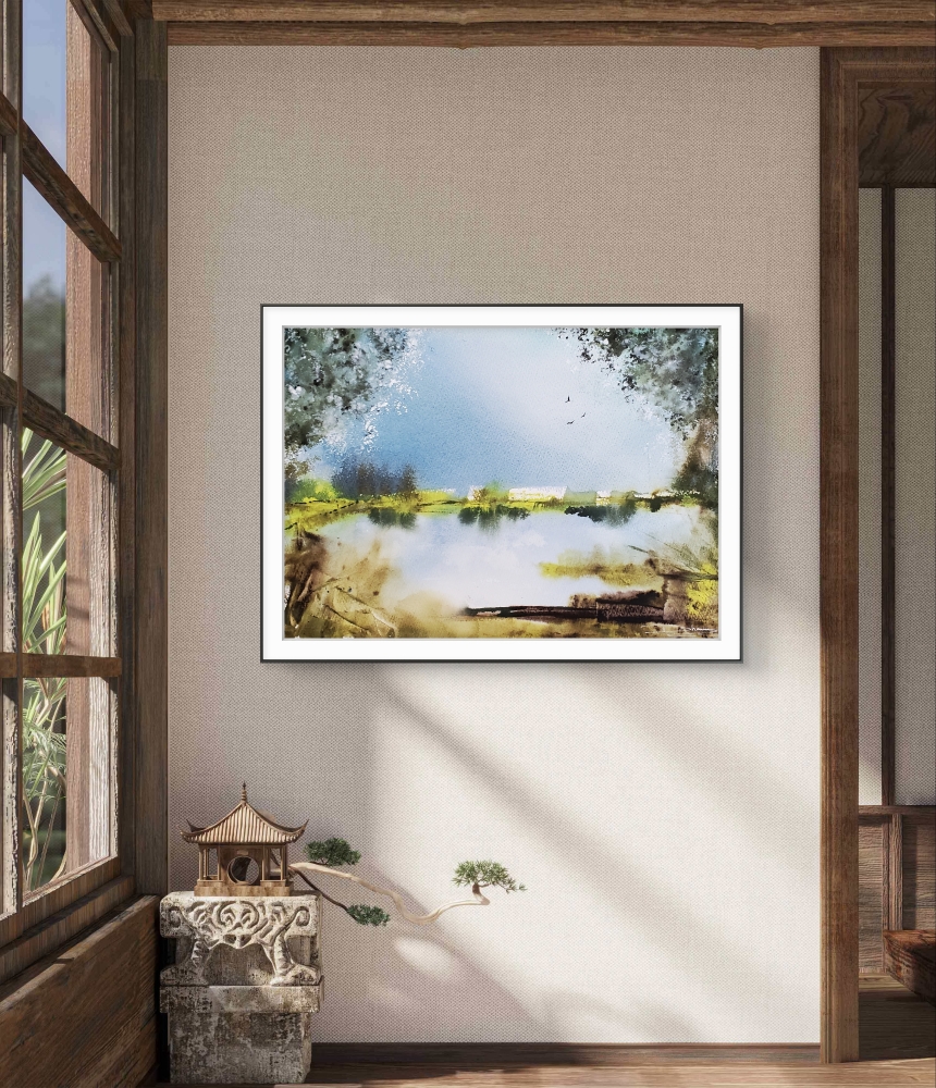 Pond of perfect light