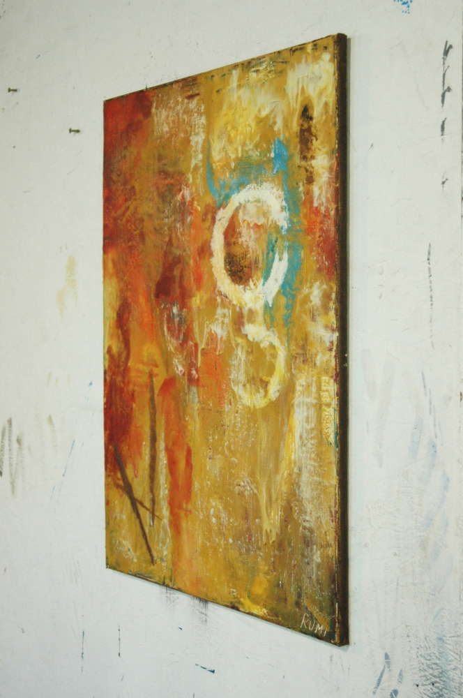\"Bright Days\". Encaustic