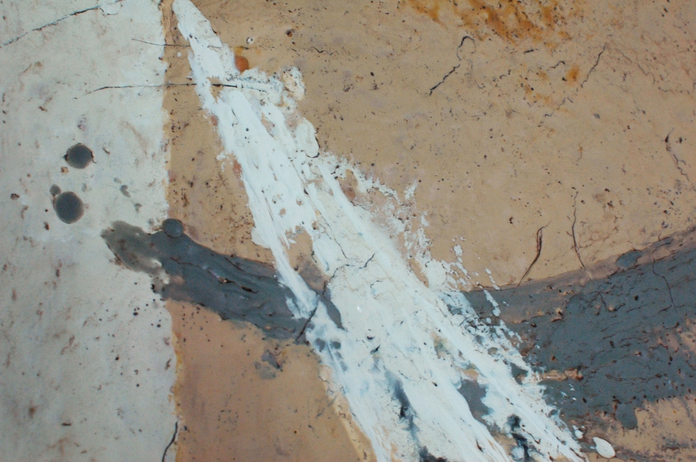 \"Angel feather\". Encaustic.