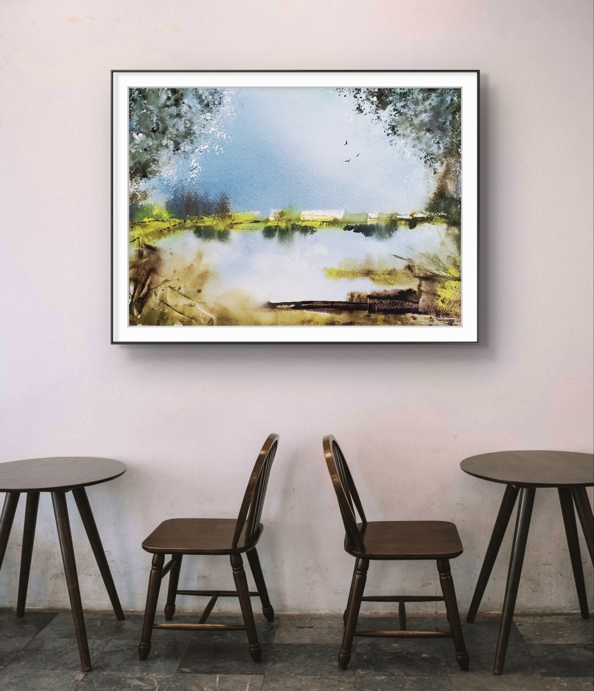 Pond of perfect light