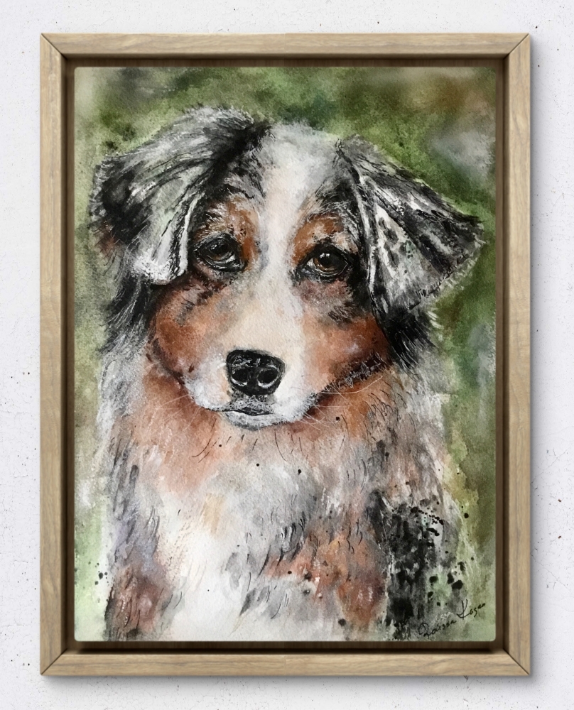 Pawtraits of Love – Custom Watercolor Pet Portraits from Photo