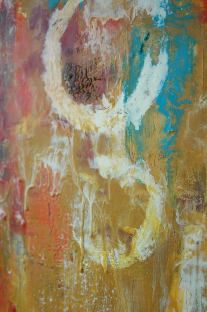 \"Bright Days\". Encaustic