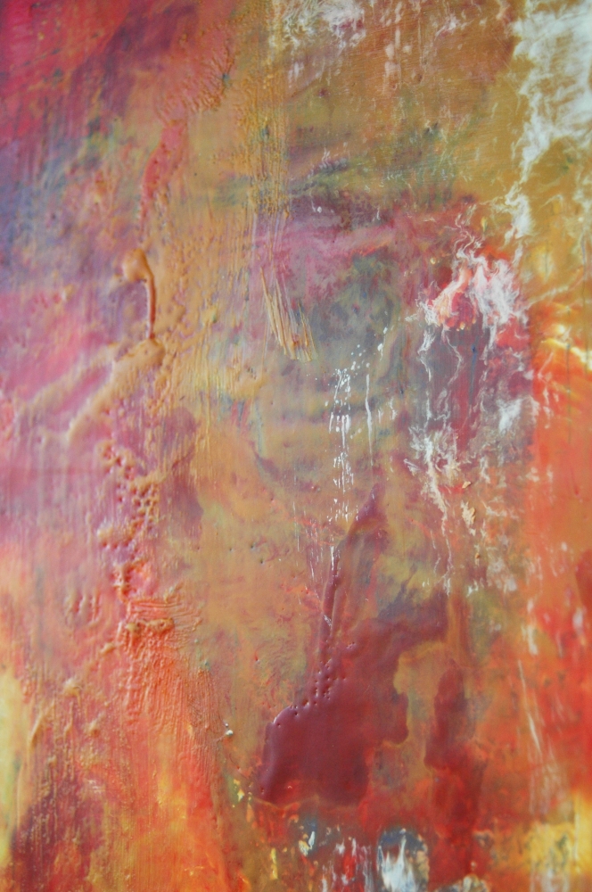 \"Bright Days\". Encaustic