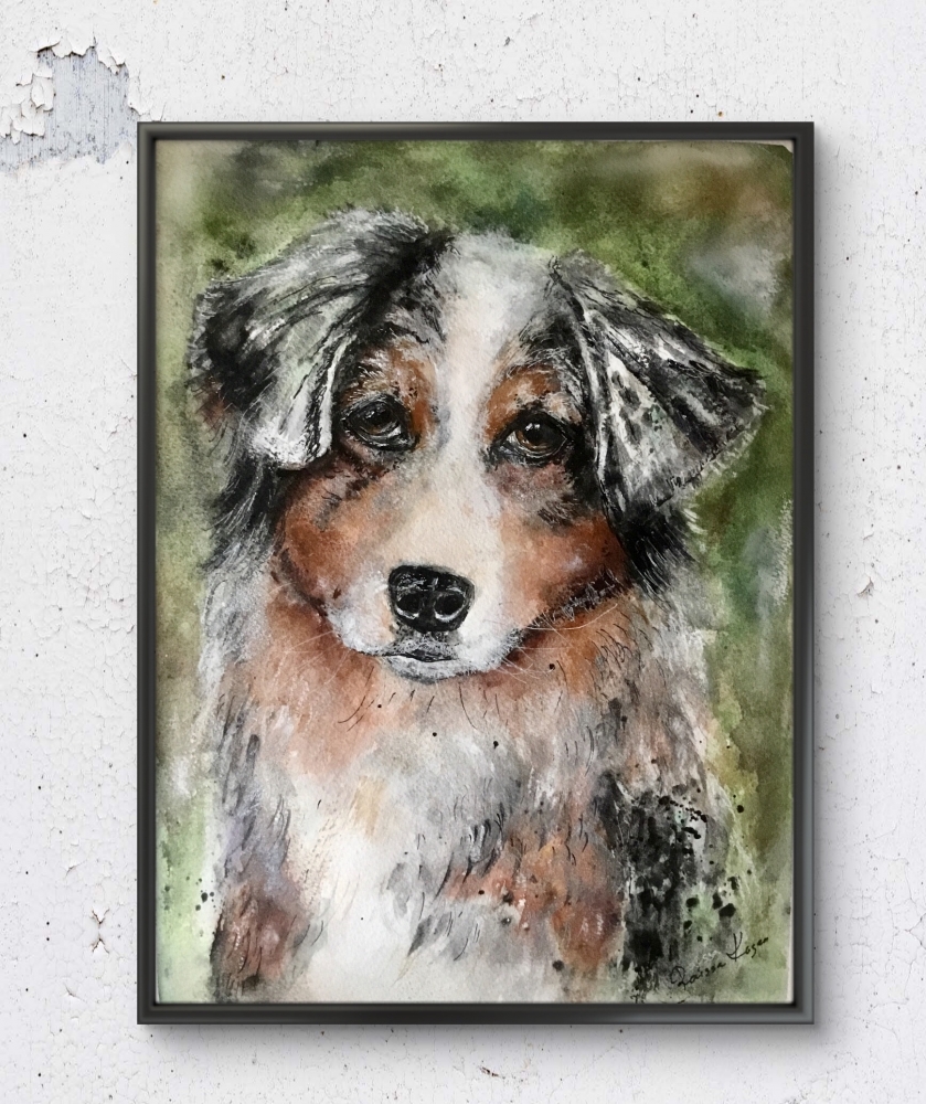 Pawtraits of Love – Custom Watercolor Pet Portraits from Photo