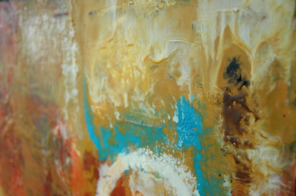 \"Bright Days\". Encaustic