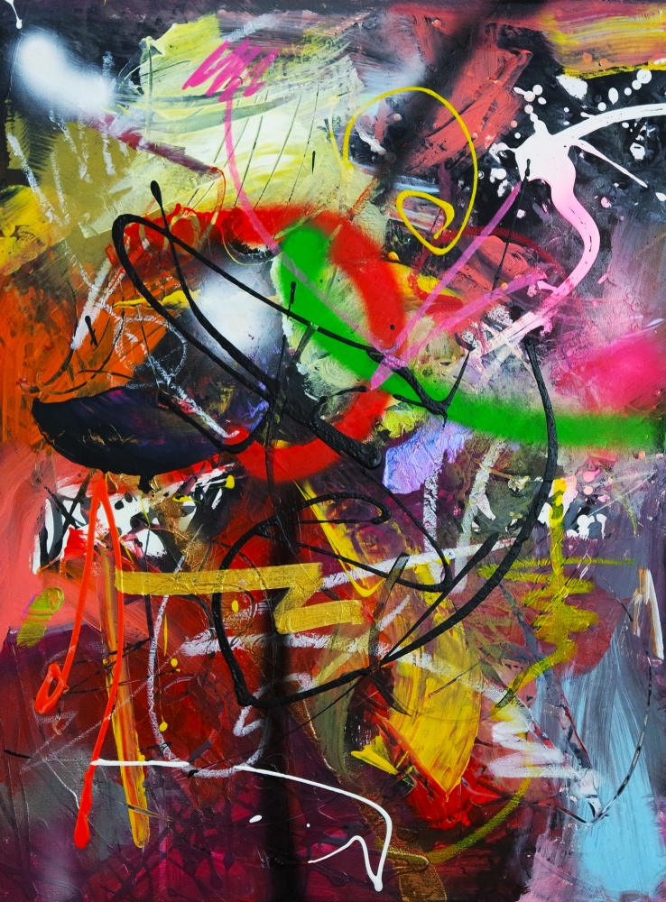 Abstract Expressionism Feel My Pain