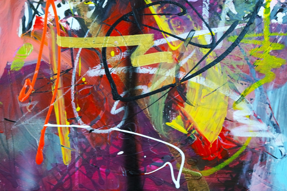 Abstract Expressionism Feel My Pain
