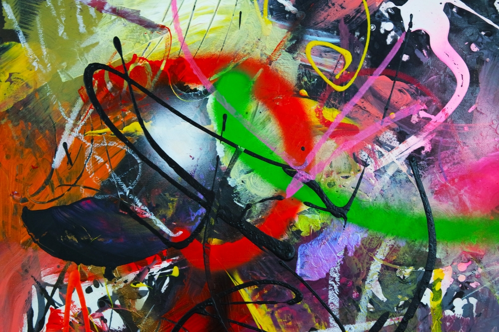 Abstract Expressionism Feel My Pain