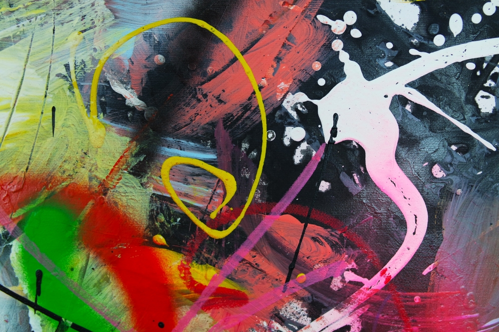 Abstract Expressionism Feel My Pain