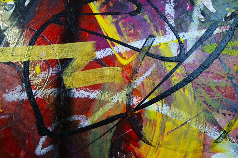 Abstract Expressionism Feel My Pain