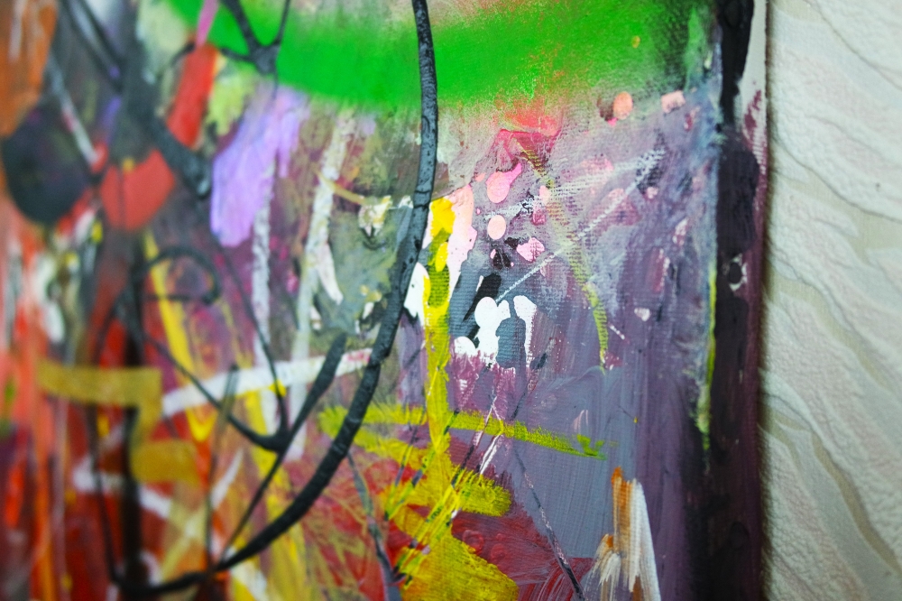 Abstract Expressionism Feel My Pain