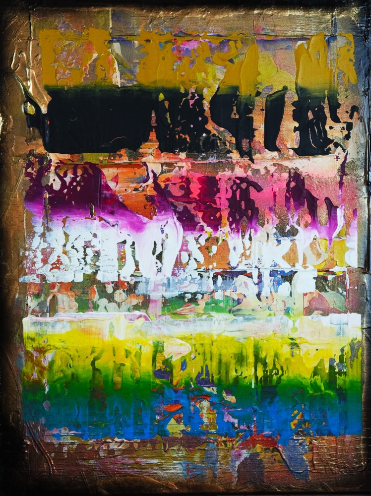 Abstract Fractured Multicoloured 5418
