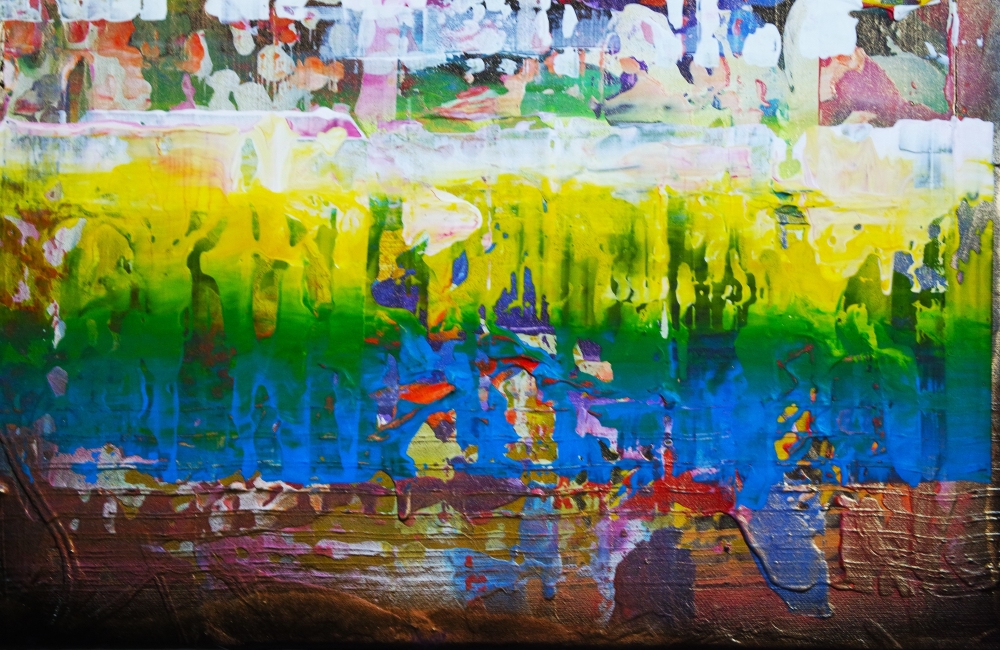 Abstract Fractured Multicoloured 5418