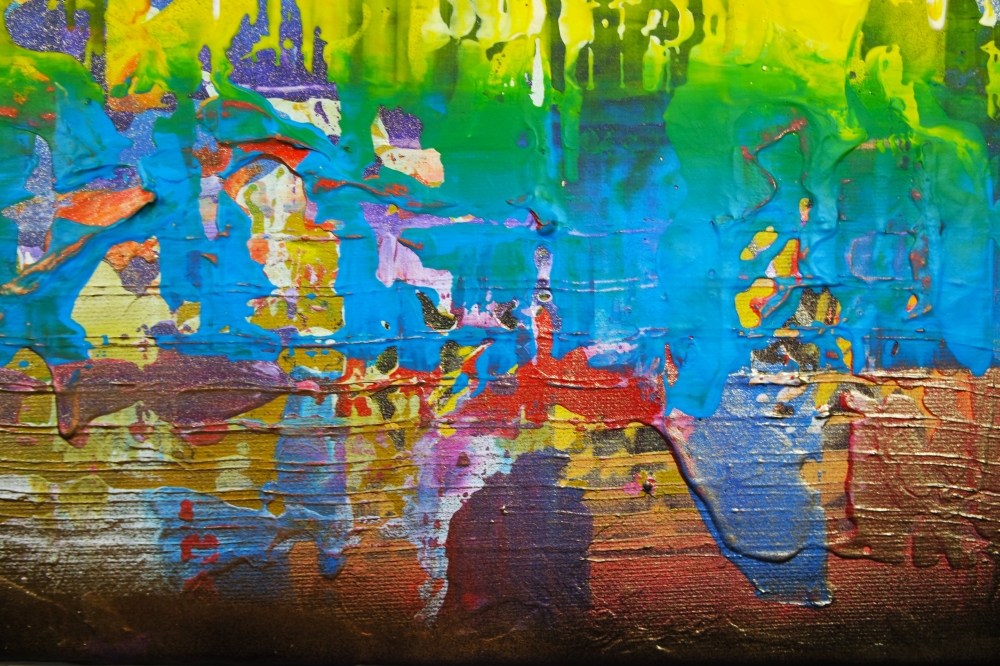 Abstract Fractured Multicoloured 5418