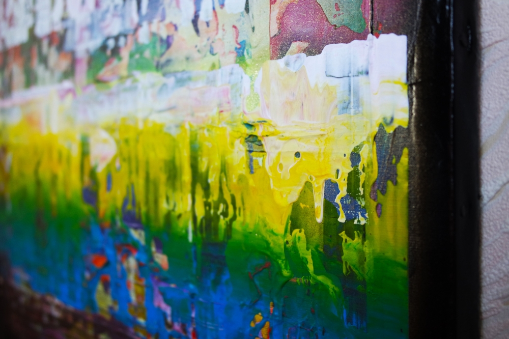 Abstract Fractured Multicoloured 5418