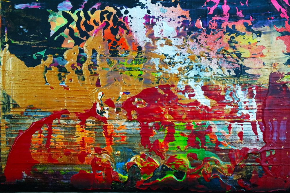Abstract Fractured Multicoloured 5428