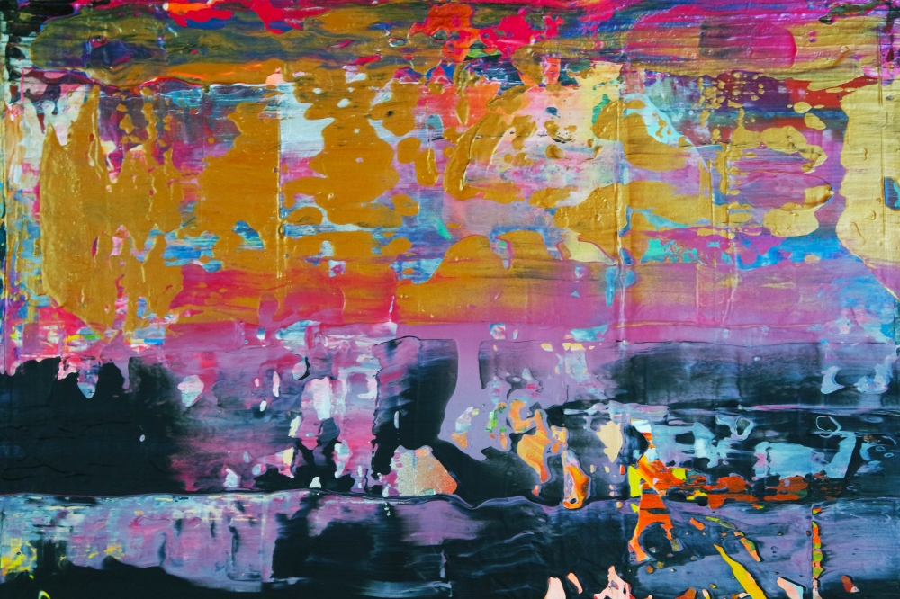 Abstract Fractured Multicoloured 5428