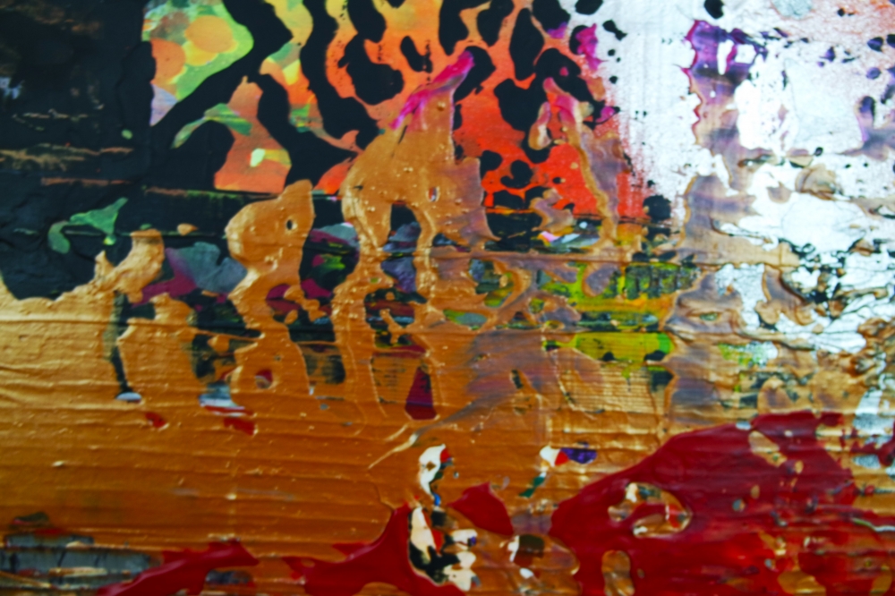 Abstract Fractured Multicoloured 5428
